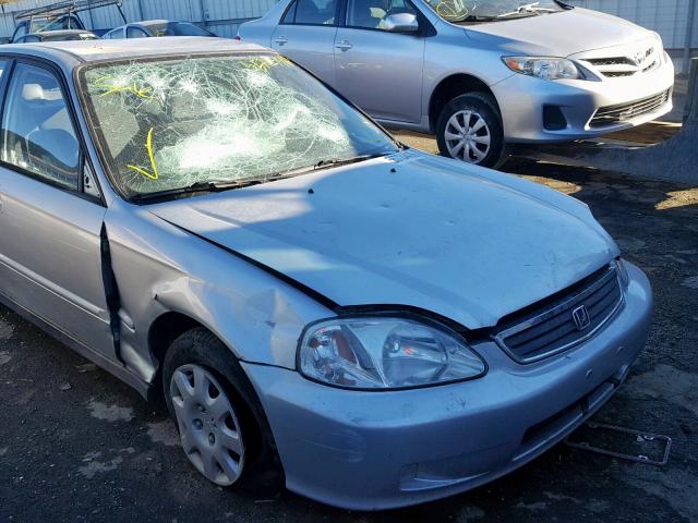 2HGEJ6613YH558763 - 2000 HONDA CIVIC BASE 灰色 照片 9