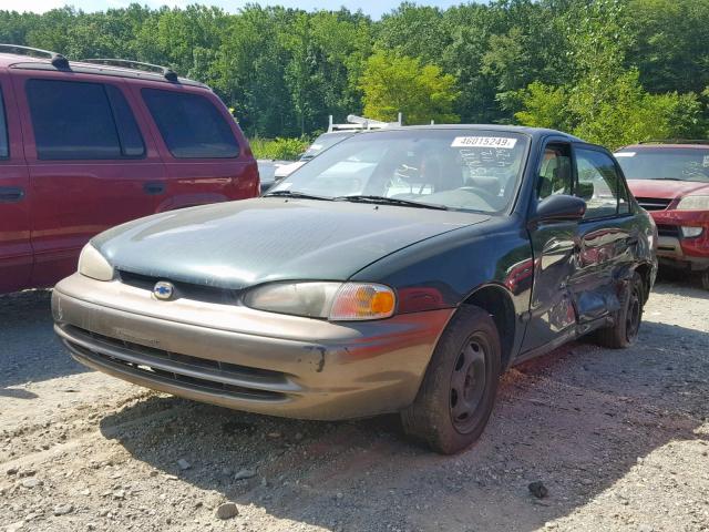 1Y1SK52851Z423832 - 2001 CHEVROLET GEO PRIZM 绿色 照片 2