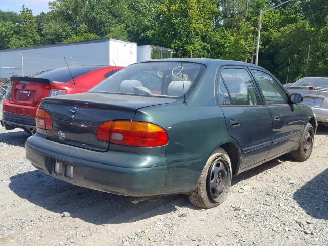 1Y1SK52851Z423832 - 2001 CHEVROLET GEO PRIZM 绿色 照片 4