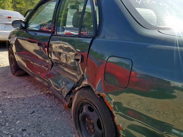 1Y1SK52851Z423832 - 2001 CHEVROLET GEO PRIZM 绿色 照片 9