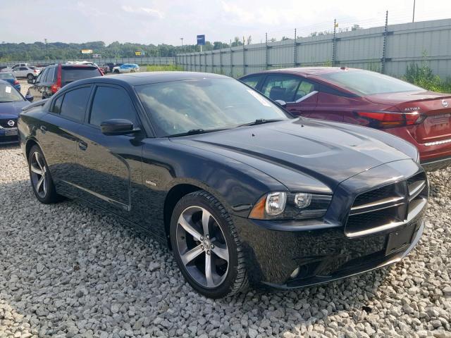 2C3CDXHG6EH330146 - 2014 DODGE CHARGER SX BLACK photo 1