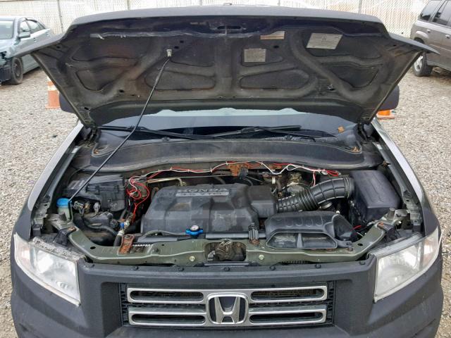 2HJYK16516H517295 - 2006 HONDA RIDGELINE GREEN photo 7