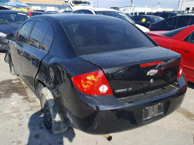 1G1AL58F387276914 - 2008 CHEVROLET COBALT LT BLACK photo 3