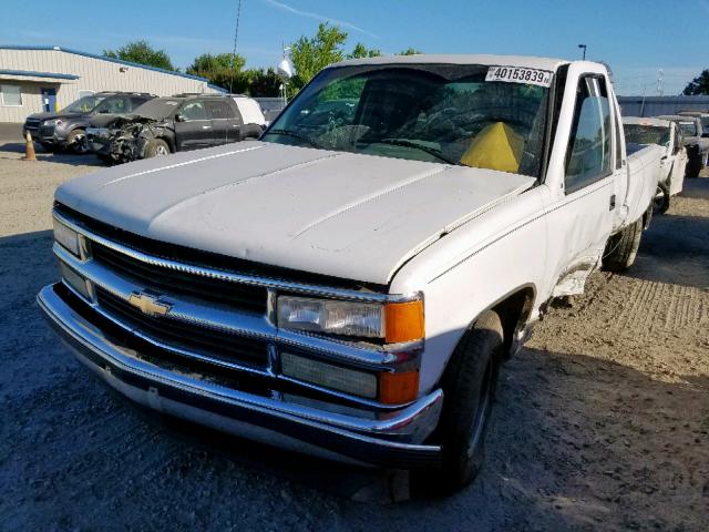 2GTEC19R1T1562731 - 1996 GMC SIERRA C15 WHITE photo 2