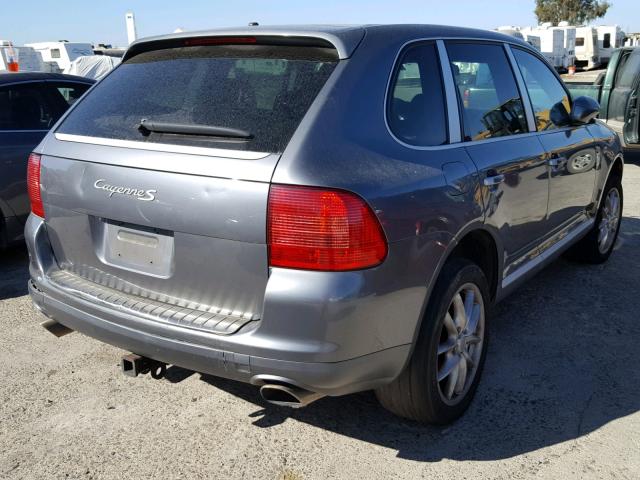 WP1AB29P45LA61009 - 2005 PORSCHE CAYENNE S GRAY photo 4