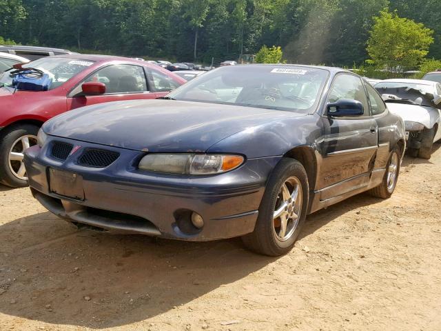 1G2WP12K62F265259 - 2002 PONTIAC GRAND PRIX BLUE photo 2
