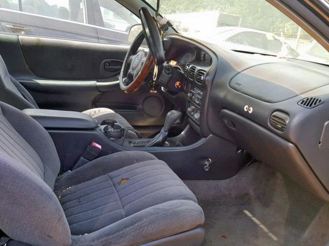 1G2WP12K62F265259 - 2002 PONTIAC GRAND PRIX BLUE photo 5