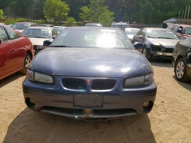 1G2WP12K62F265259 - 2002 PONTIAC GRAND PRIX BLUE photo 9