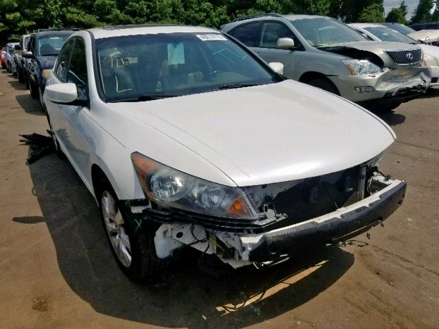 5KBCP3F86AB005053 - 2010 HONDA ACCORD EXL WHITE photo 1