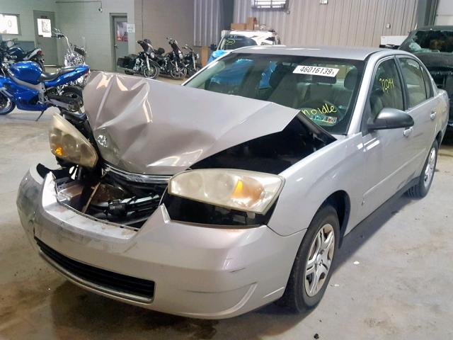 1G1ZS58F07F221010 - 2007 CHEVROLET MALIBU LS GRAY photo 2