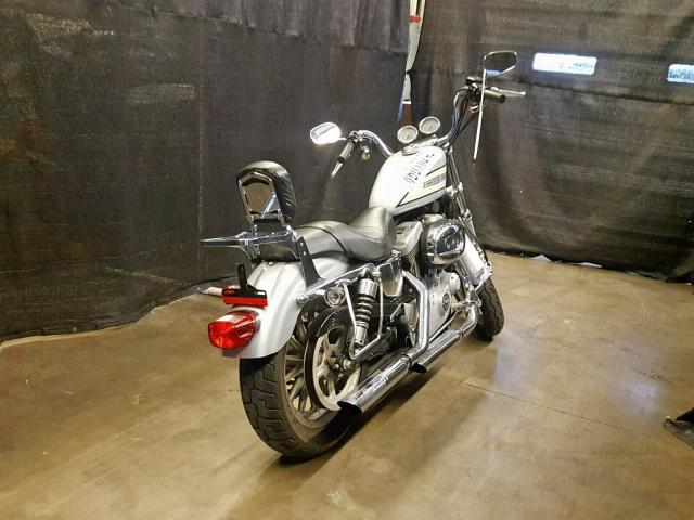 1HD1CLP195K422841 - 2005 HARLEY-DAVIDSON XL1200 R SILVER photo 4