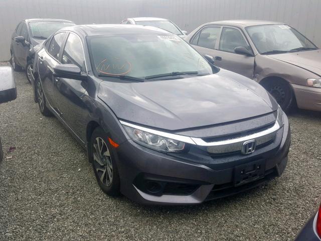 19XFC2F88HE052893 - 2017 HONDA CIVIC EX GRAY photo 1