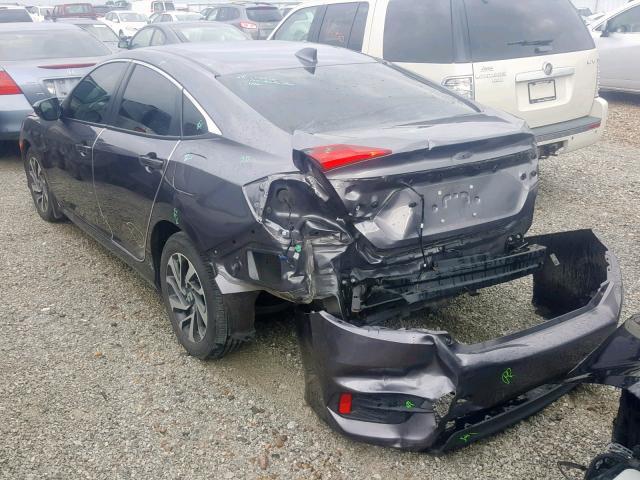 19XFC2F88HE052893 - 2017 HONDA CIVIC EX GRAY photo 3