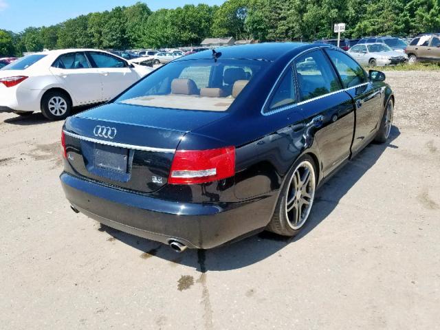 WAUDH74F57N014195 - 2007 AUDI A6 3.2 QUA BLACK photo 4