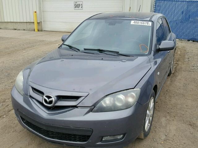 JM1BK343091244103 - 2009 MAZDA 3 S GRAY photo 2