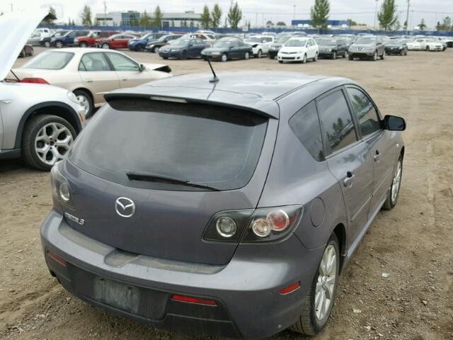 JM1BK343091244103 - 2009 MAZDA 3 S GRAY photo 4