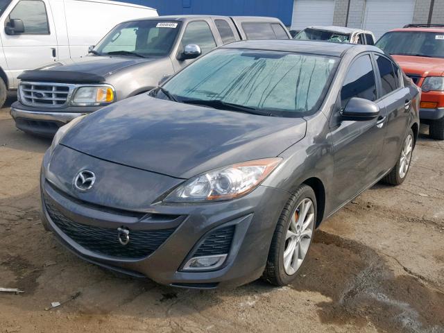 JM1BL1W51B1438323 - 2011 MAZDA 3 S CHARCOAL photo 2