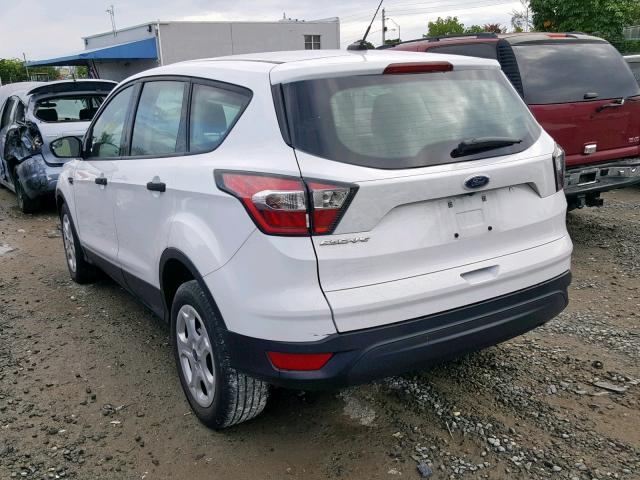 1FMCU0F79HUA45993 - 2017 FORD ESCAPE S WHITE photo 3