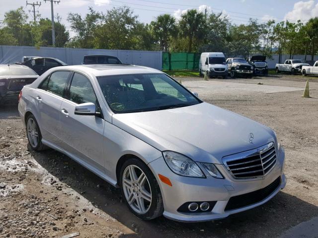 WDDHF5GB7AA216175 - 2010 MERCEDES-BENZ E 350 SILVER photo 1