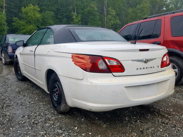 1C3LC45K48N140349 - 2008 CHRYSLER SEBRING WHITE photo 3