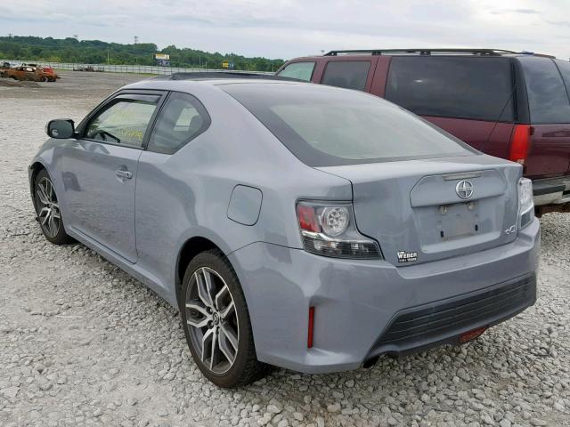 JTKJF5C75E3072898 - 2014 TOYOTA SCION TC ნაცრისფერი ფოტო 3