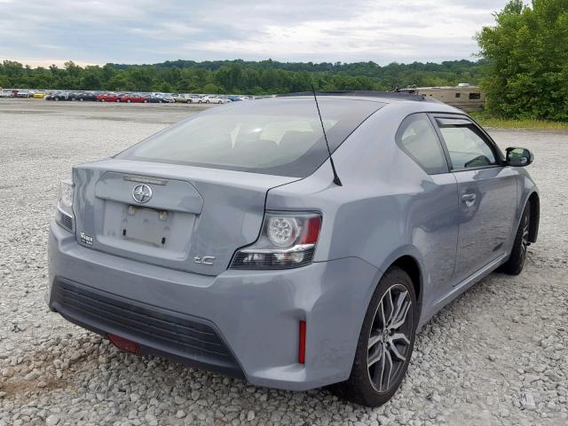 JTKJF5C75E3072898 - 2014 TOYOTA SCION TC ნაცრისფერი ფოტო 4