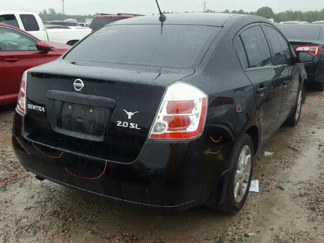 3N1AB61E87L661416 - 2007 NISSAN SENTRA 2.0 BLACK photo 4