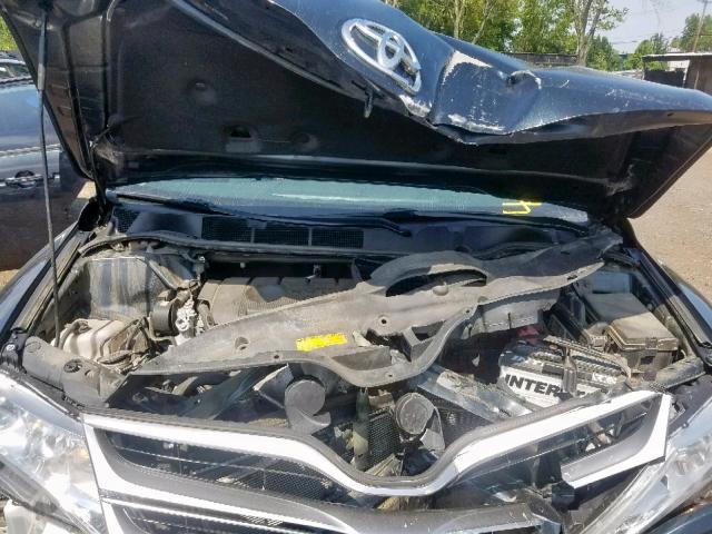 4T3BA3BB1DU043690 - 2013 TOYOTA VENZA LE BLACK photo 7