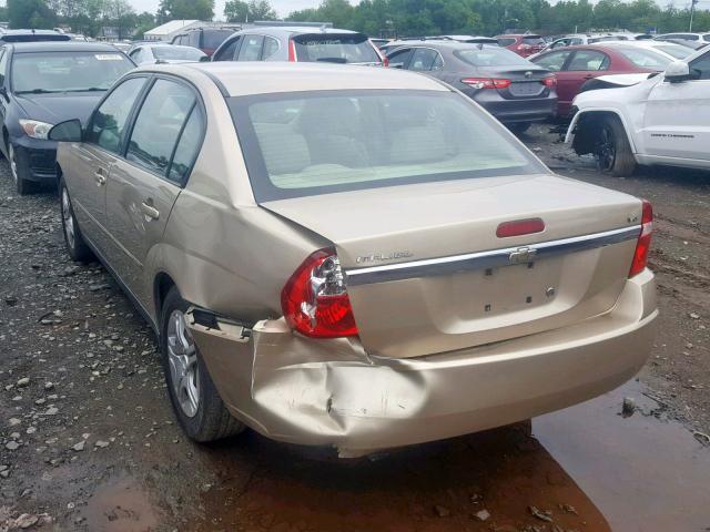 1G1ZS58N18F102326 - 2008 CHEVROLET MALIBU LS TAN photo 3