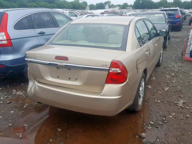 1G1ZS58N18F102326 - 2008 CHEVROLET MALIBU LS TAN photo 4