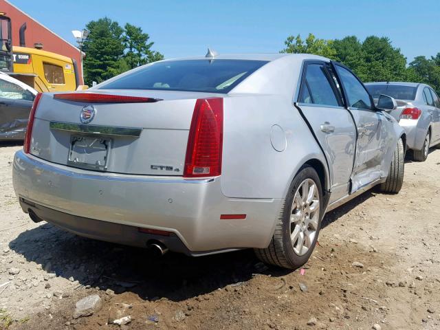 1G6DT57V290118932 - 2009 CADILLAC CTS HI FEA SILVER photo 4