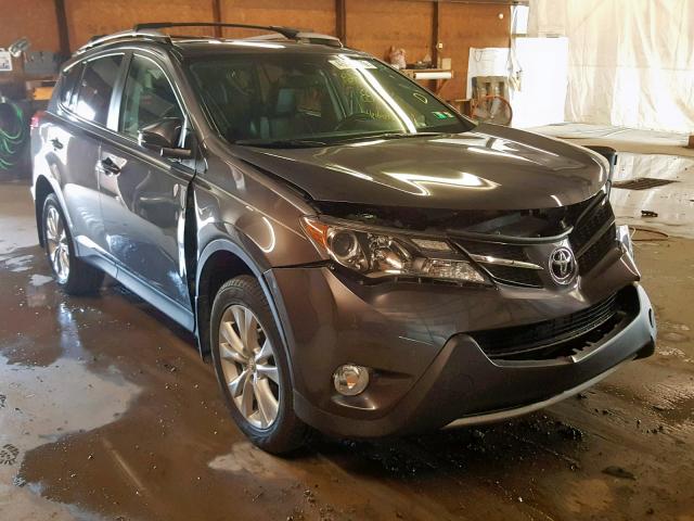 2T3DFREV1EW178172 - 2014 TOYOTA RAV4 LIMIT GRAY photo 1