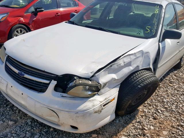 1G1ND52J2Y6280647 - 2000 CHEVROLET MALIBU WHITE photo 9