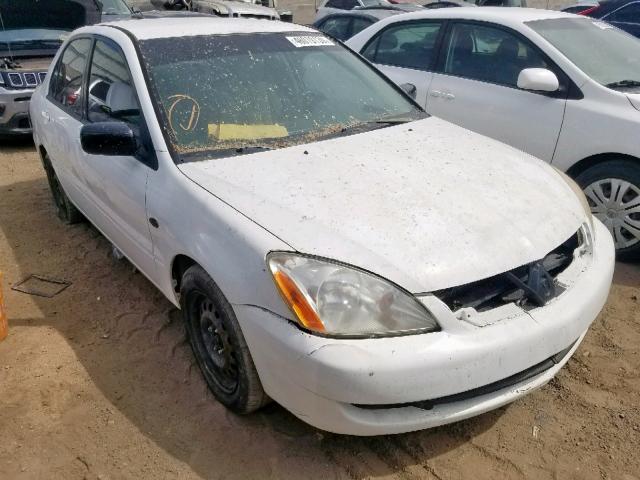 JA3AJ26EX6U017050 - 2006 MITSUBISHI LANCER ES WHITE photo 1