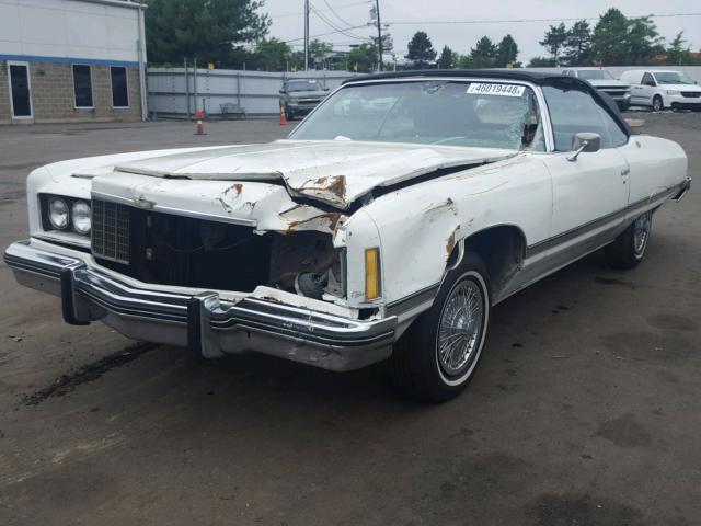 1N67R4S182550 - 1974 CHEVROLET CAPRICE WHITE photo 2