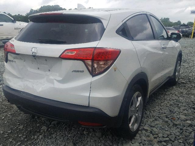 3CZRU6H55GM710298 - 2016 HONDA HR-V EX WHITE photo 4