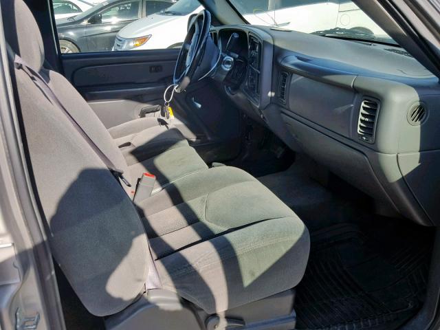 2GCEC13T441424462 - 2004 CHEVROLET SILVERADO GRAY photo 5