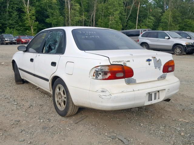 1Y1SK5289WZ422836 - 1998 CHEVROLET GEO PRIZM WHITE photo 3