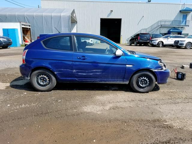 KMHCN3BC2BU204944 - 2011 HYUNDAI ACCENT SE BLUE photo 10