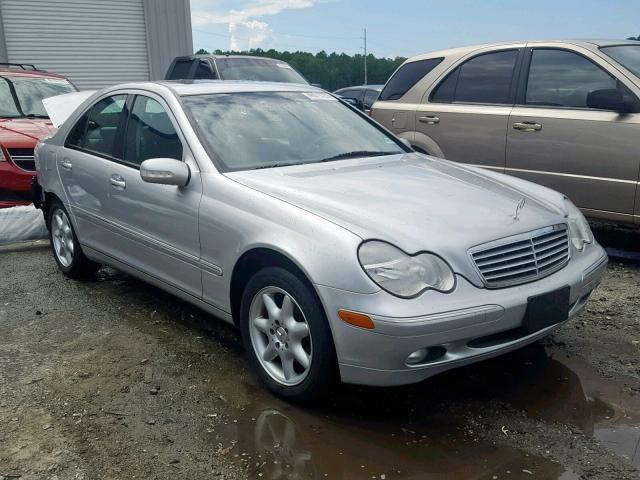 WDBRF61J02F181180 - 2002 MERCEDES-BENZ C 240 SILVER photo 1