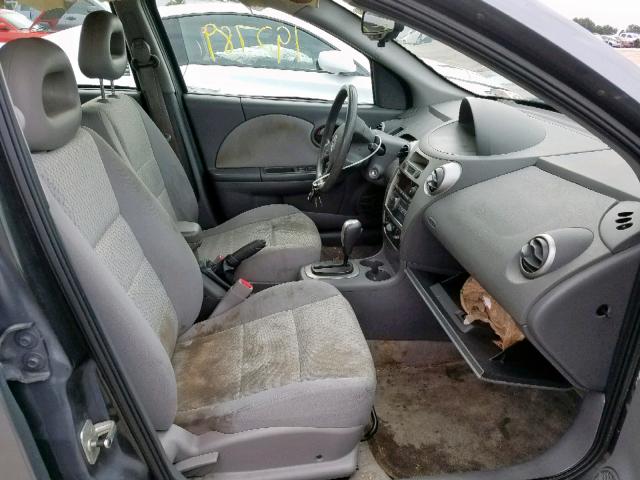 1G8AJ55F07Z151951 - 2007 SATURN ION LEVEL GRAY photo 5