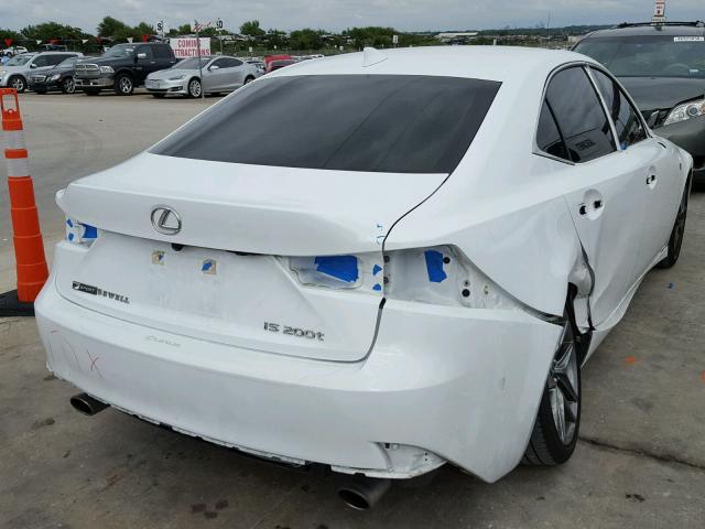 JTHBA1D2XG5033915 - 2016 LEXUS IS 200T WHITE photo 4