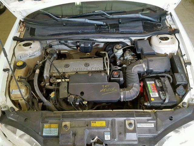 1G1JF52T8W7126297 - 1998 CHEVROLET CAVALIER L WHITE photo 7