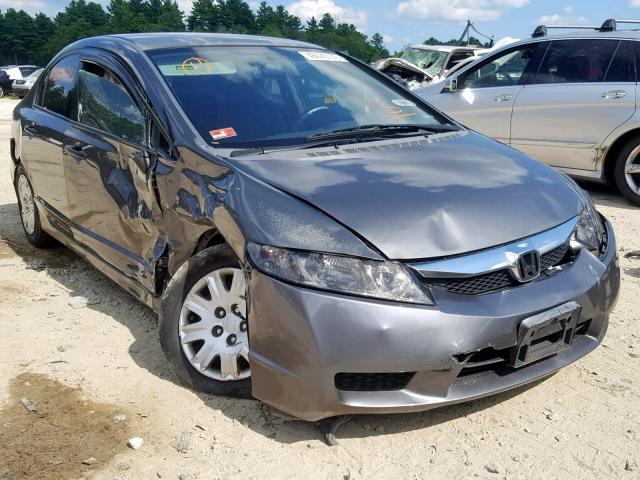 2HGFA16359H509526 - 2009 HONDA CIVIC VP GRAY photo 1