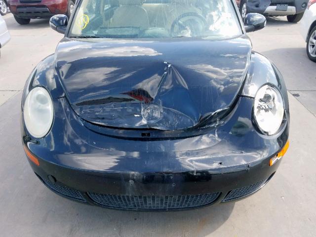 3VWRW31C89M515089 - 2009 VOLKSWAGEN NEW BEETLE შავი ფოტო 7
