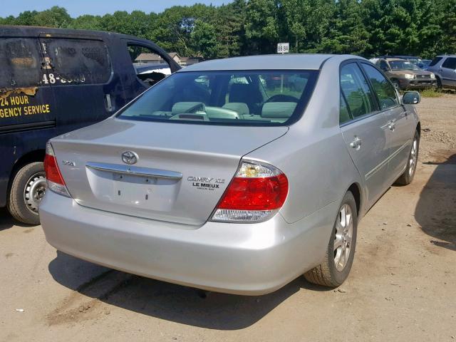 4T1BE30K95U578008 - 2005 TOYOTA CAMRY LE SILVER photo 4