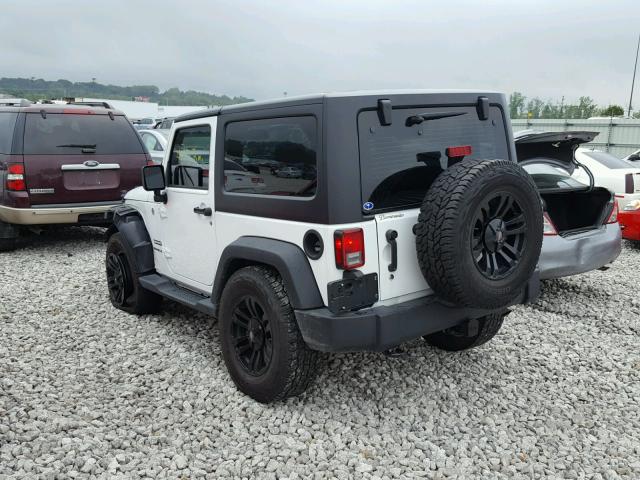 1C4AJWAG1GL287406 - 2016 JEEP WRANGLER S WHITE photo 3