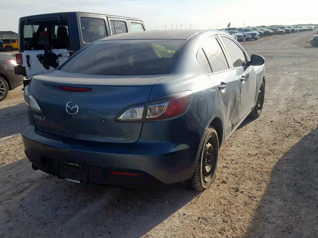 JM1BL1SF7A1215197 - 2010 MAZDA 3 I BLUE photo 4