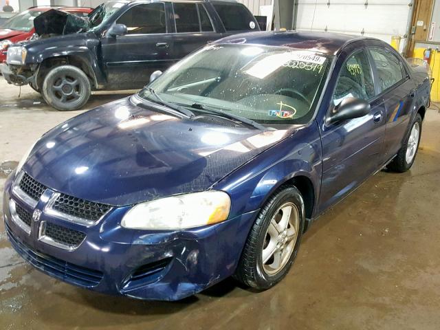 1B3EL46X85N536635 - 2005 DODGE STRATUS SX BLUE photo 2