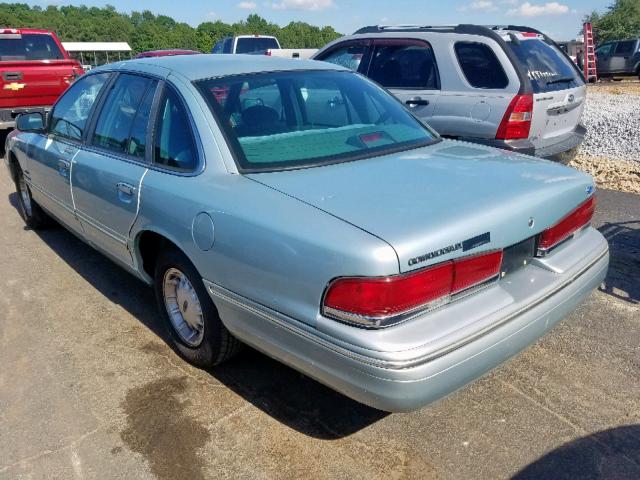 2FALP74W7SX206894 - 1995 FORD CROWN VICT BLUE photo 3